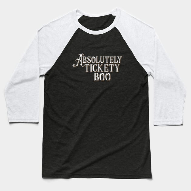 Good Omens: "Absolutely tickety boo" Baseball T-Shirt by firlachiel
